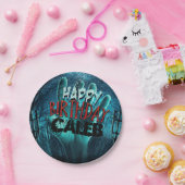 ゾンビハッピーバースデーパーティー ペーパープレート (パーティー)