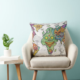 ゾンビハロウィンオンワールドマオ装飾用クッション クッション
