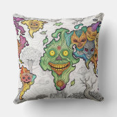 ゾンビハロウィンオンワールドマオ装飾用クッション クッション (裏面)