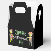 ゾンビハロウィーンの誕生日パーティーのお願いボックス フェイバーボックス (オープン)