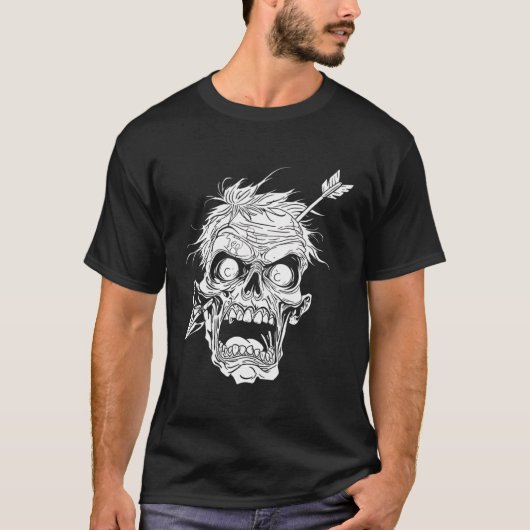 ゾンビハロウィーン – モンスターゾンビ Tシャツ (正面)