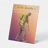 ゾンビハローウィンパーティスナック 台座サイン (正面)