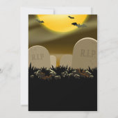 ゾンビハローウィンパーティ招待状 招待状 (裏面)