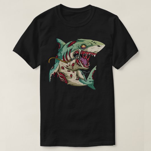 ゾンビハローウィンパーティ衣装サーファーキッド向けギフト Tシャツ (デザイン正面)