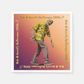 ゾンビハローウィンパーティ スタンダードカクテルナプキン (正面)