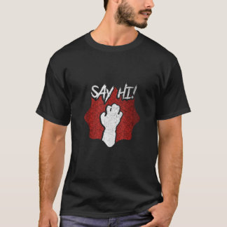 ゾンビハンズタンクトップに挨拶 Tシャツ
