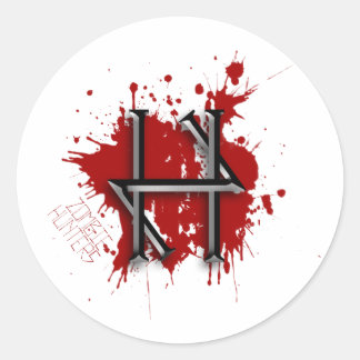 ゾンビハンターステッカー ラウンドシール