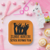 ゾンビハンターズ戦術対応チーム ペーパープレート (パーティー)