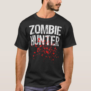ゾンビハンターハロウィン衣装怠け簡単 Tシャツ