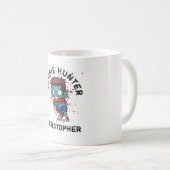 ゾンビハンターブラッド(ばちゃばちゃ)跳ねる不気味カッコいい コーヒーマグカップ (正面右)