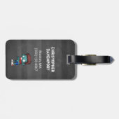 ゾンビハンターブラッド(ばちゃばちゃ)跳ねる不気味カッコいい ラゲッジタグ (裏面横)