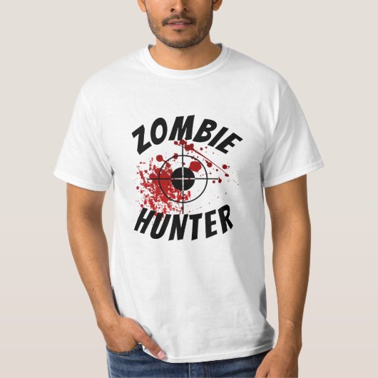 ゾンビハンター メンズファッション おもしろ雑貨 Tシャツ (正面)