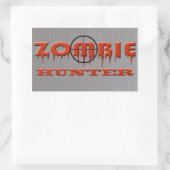 ゾンビハンター 長方形シール (バッグ)