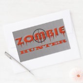 ゾンビハンター 長方形シール (封筒)