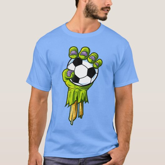 ゾンビハンドサッカーハロウィン仮装グッズ Tシャツ (正面)
