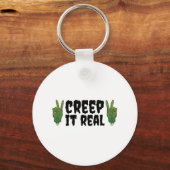 ゾンビハンドハ実在ローンゾンビをクリープ キーホルダー (正面)