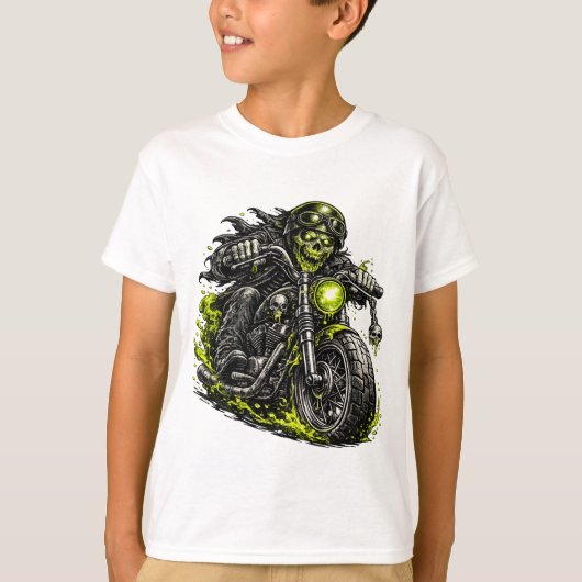 ゾンビバイクアート Tシャツ (正面)