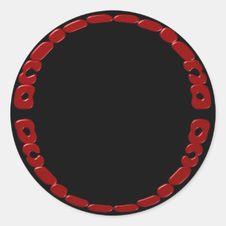 ゾンビバイトシール ラウンドシール