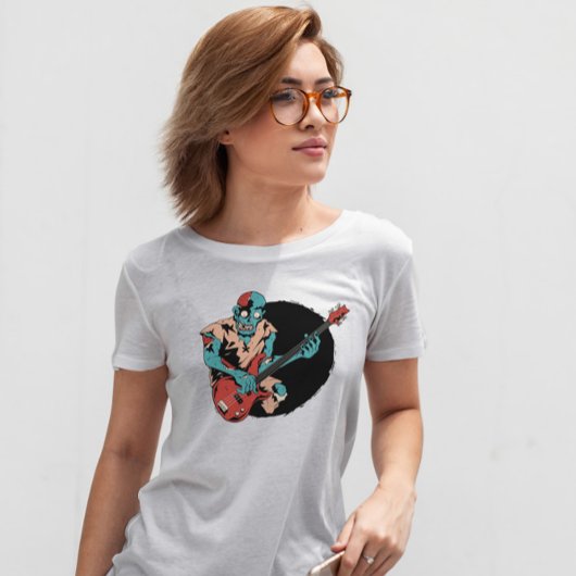 ゾンビバスプレイヤーミュージシャン Tシャツ