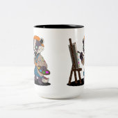 ゾンビバッガーアーティスト ツートーンマグカップ (中央)