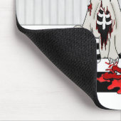 ゾンビバニー – 背景 マウスパッド (コーナー)