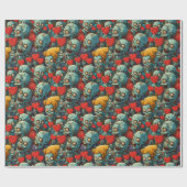 ゾンビバレンタインデー ラッピングペーパー (フラット)