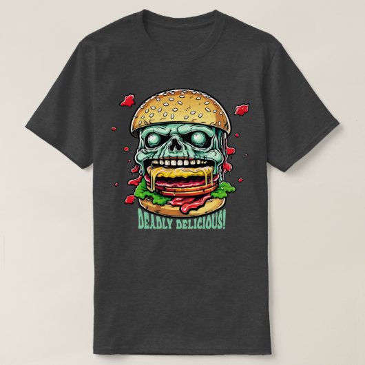 ゾンビバーガー大人気 Tシャツ (デザイン正面)