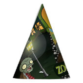 ゾンビバースデーパーティーボーイモンスターハロウィーン パーティーハット (左)