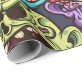 ゾンビパターン ラッピングペーパー (ロールコーナー)