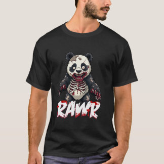 ゾンビパンダ、クリーピー・ディストピア・アンデッドパンダ Tシャツ