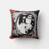 ゾンビパーソナライズされたの結婚新郎新婦 クッション (正面)