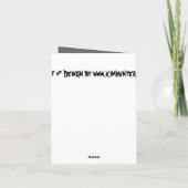 ゾンビパーティーの招待状 カスタムハロウィンカード サンキューカード (裏面)