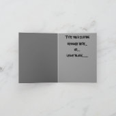 ゾンビパーティーの招待状 カスタムハロウィンカード サンキューカード (内部)