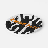 ゾンビパーティーハローウィンパーティ ペーパープレート (アングル)