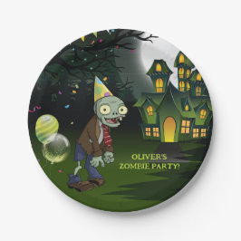 ゾンビパーティー誕生日ハロウィーン ペーパープレート