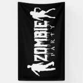 ゾンビパーティー |ハロウィーン 横断幕 (縦)