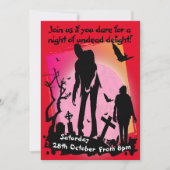 ゾンビパーティ アポカリプス ディストピアイベント 招待状 (正面)