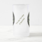 ゾンビビアマグがハロウィンゾンビガラスをパーソナライズ フロストグラスビールジョッキ (中央)