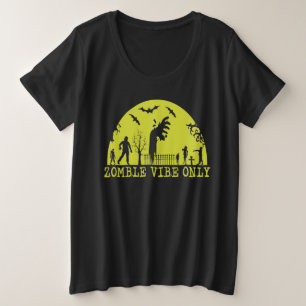 ゾンビビビビベスのみ プラスサイズTシャツ