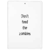 ゾンビピンアップガールクリップIクリップボード クリップボード (裏面)