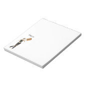 ゾンビピンアップガールデモIメモ帳 ノートパッド (回転)