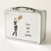 ゾンビピンアップガール抗議I弁当箱 メタルランチボックス (裏面)