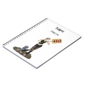 ゾンビピンアップガール抗議IIスパイラルノートブック ノートブック (左側)