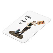 ゾンビピンアップガール抗議IIフレキシブル磁石 マグネット (左側)