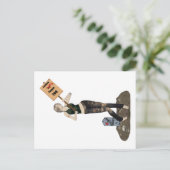 ゾンビピンアップガール抗議IIポストカード ポストカード (スタンド正面)