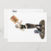 ゾンビピンアップガール抗議IIポストカード ポストカード (正面/裏面)