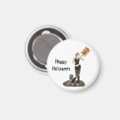 ゾンビピンアップガール抗議IIマグネット マグネット (正面/裏面)