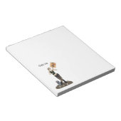 ゾンビピンアップガール抗議IIメモ帳 ノートパッド (アングル)