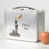 ゾンビピンアップガール抗議II弁当箱 メタルランチボックス (インサイチュ)