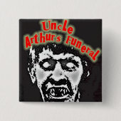 ゾンビピン 缶バッジ (正面)